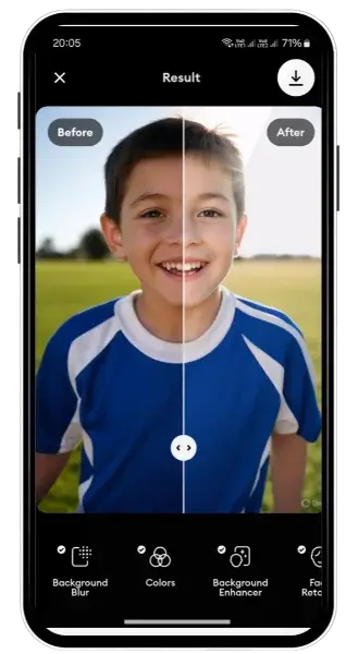 Photo color enhancing